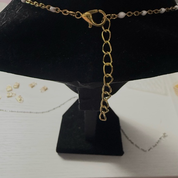 Hand Made 18k Gold Plated Heart Charm Necklace - Picture 3 of 4